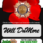 The Veterans Foundation of New Hampshire Paper Poppy--We'll Do More For Veterans`