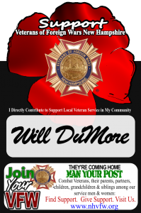 The Veterans Foundation of New Hampshire Paper Poppy--We'll Do More For Veterans`